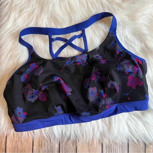 Livi Active Other - Livi Activewear Sport Bra Blue Floral Low Impact